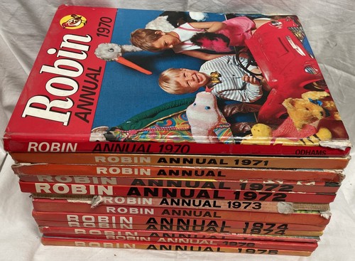 Robin annuals 1970s - 12,
