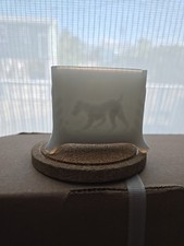 Beautiful milk glass match