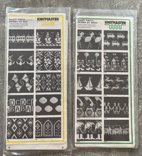 Knitmaster punch card - knitmaster,