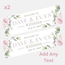 2x Personalised WEDDING