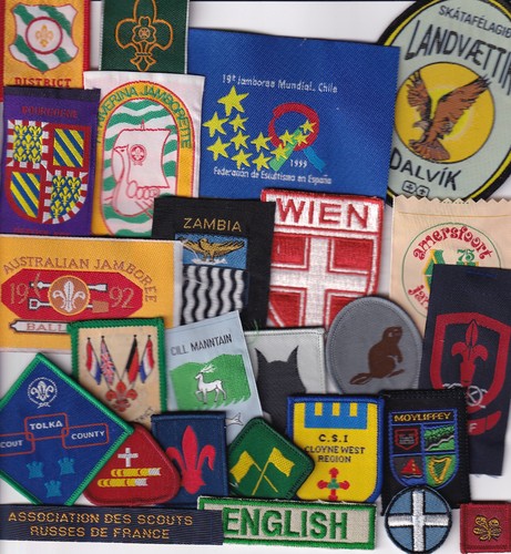 Boy scout overseas - boy, badges