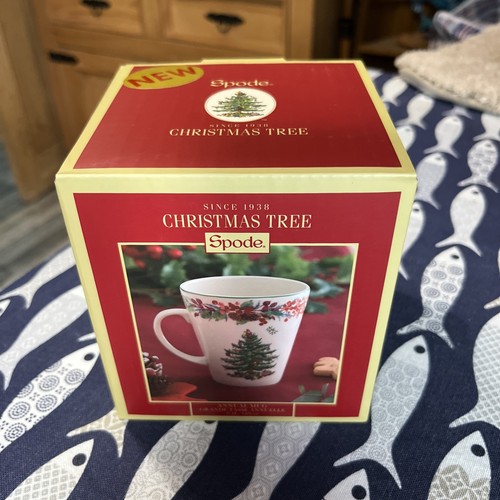 Spode christmas tree mugs - spode,