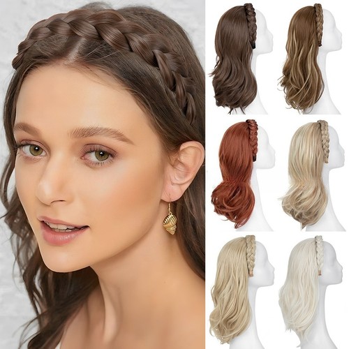 Headnband wig synthetic - 3/4,