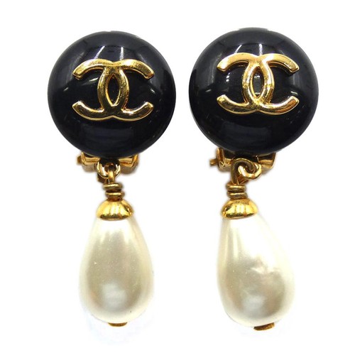 Chanel coco mark earring gold - coco,