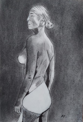 Original figure drawing - , nude