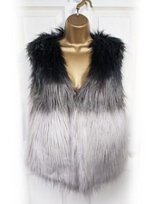 MALVIN Black & Grey Ombre Faux