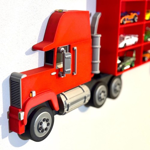 Truck shaped shelf - shelf, toy