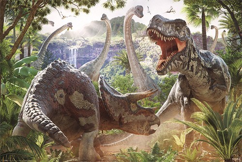 New maxi poster dinosaur - new,