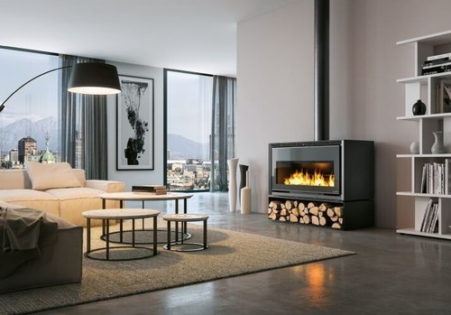 Wood burner stove palazzetti - wood, stove-