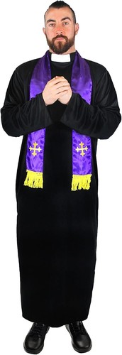 Mens priest costume small - costume,