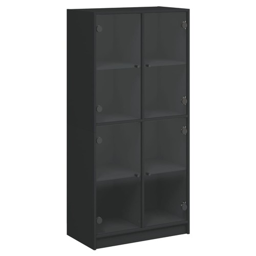 Bookcase with doors - doors, bookshelf