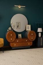 Art Deco Walnut Vanity / Bar