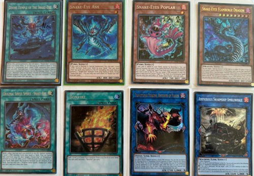 Yugioh snake eye set - yugioh, +