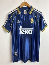 Real Madrid Adidas Retro Third Shirt Raul 7 - 1998-2000 Men’s Size S