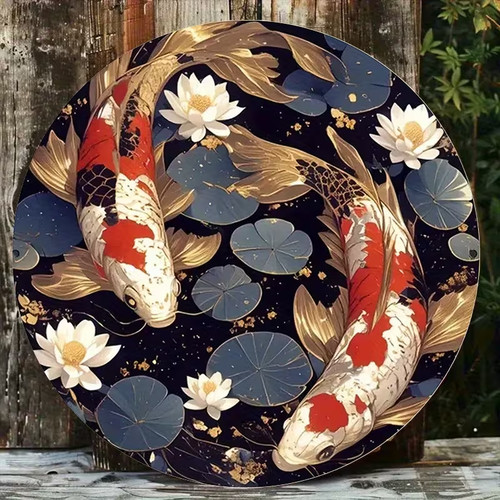 Golden koi fish - koi,