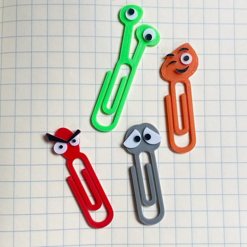 Funny bookmarks set - funny, paper