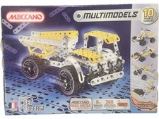 Meccano Multimodels 10 Models 260 Parts Real Metal Kit Age 8+
