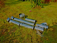 Stainless steel flue for - , oil