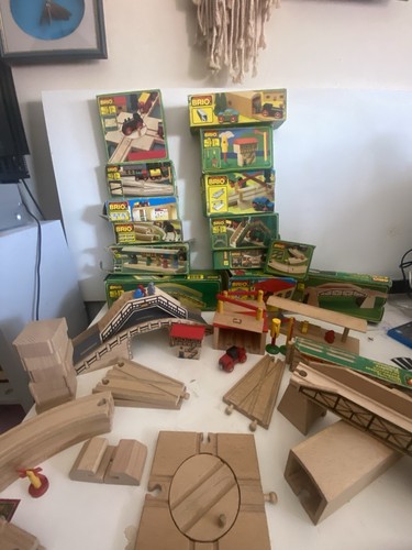 Vintage brio wooden railway - brio,