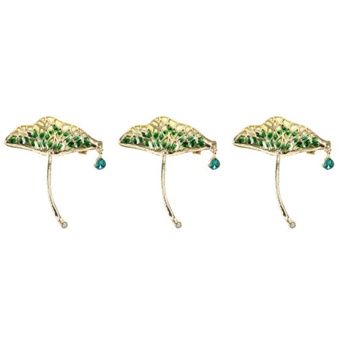Count lotus leaf brooches - leaf,