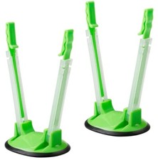 2Pcs Plastic Baggy Racks, GLADFRESIT Adjustable Bag Stand Holder, Food