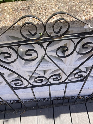 Black heavy duty gates - heavy,