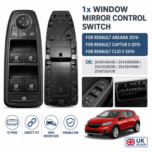 Window mirror control panel - control,