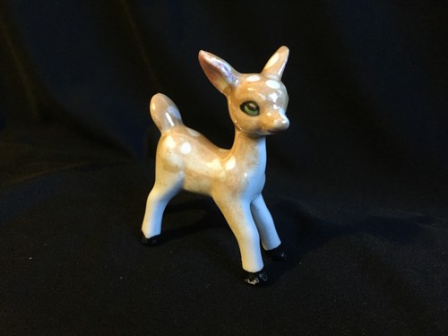 Kitsch style lustreware deer - lustreware,