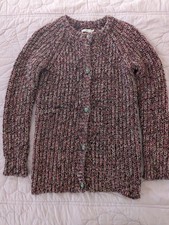 Thick Cotton Traders Multicoloured Pink Cardigan. New Without Labels. Size 8.