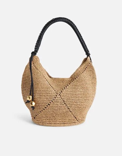 Madewell the camren straw bag - camren,