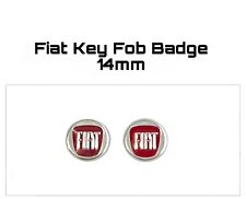 2x Fiat Key Fob Badge 14mm