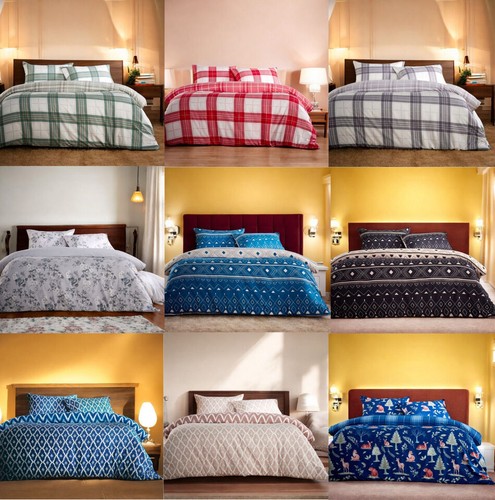 Flannel duvet cover set - flannel,