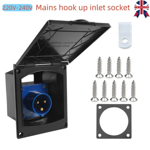 Mains hook inlet socket - mains,
