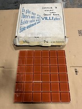 VILLIglas Tuscan Brown Mosaic Floor / Wall Tiles 30cm x 30cm 5 Tiles ( 1 box )