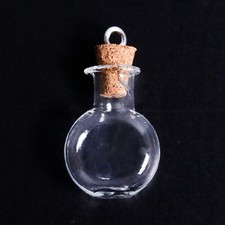 10 Pcs Mini Empty Glass Bottle
