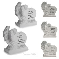 White Angel Leaning Love Heart