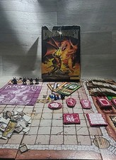 DUNGEONQUEST  GAMES WORKSHOP 1987 BOARD GAME COMPLETE