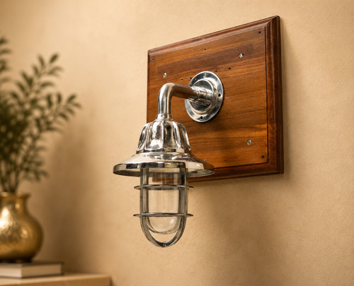 Aluminum wall light fixture - wall,