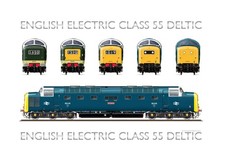 Class 55 Deltic Print -