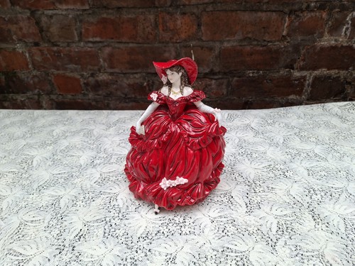 Coalport scarlett figurine - coalport,
