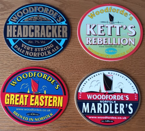 Pump clips woodforde - pump, woodforde's