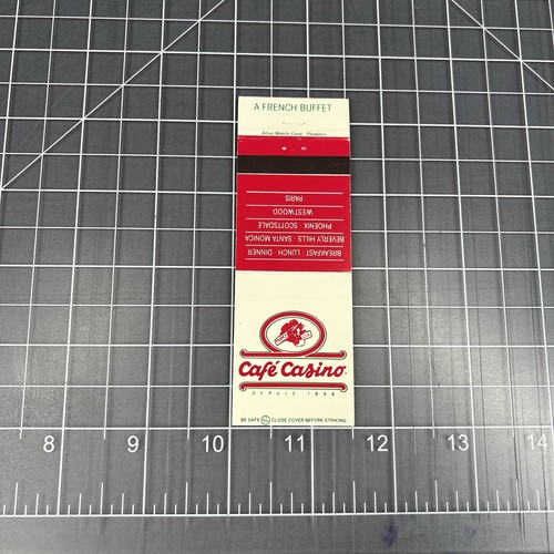 Matchbook cover cafe casino - -,