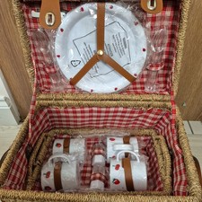 Picnic Basket Wicker 4 Person
