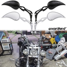 8mm Motorcycle Teardrop Flame