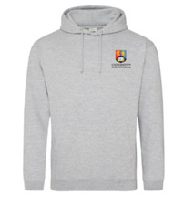 UNIVERSITY OF BIRMINGHAM HOODED SWEATSHIRT EMBROIDERED LOGOUP TO SIZE 5XL