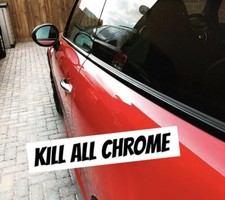 For MINI R56 F56 GLOSS BLACK BELT LINE KIT WINDOW TRIM VINYL DE CHROME F55 F57