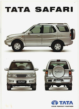 Tata Safari 2.0 TD 2003-04 UK Market Sales Brochure 