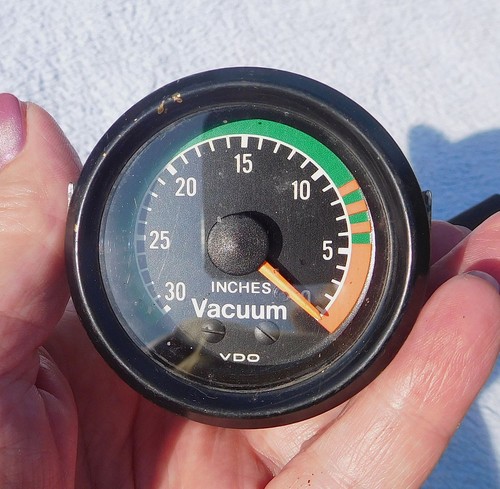 Vdo vacuum gauge tested - vacuum,