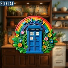 DR WHO TARDIS 2D WIBBLY WOBBY