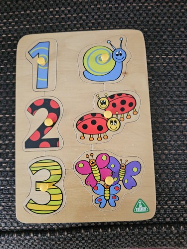 Elc wood puzzle - wood,